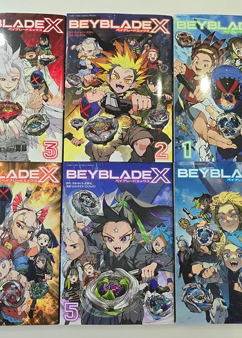 Beyblade X Manga Seti 6 Cilt Sıfır