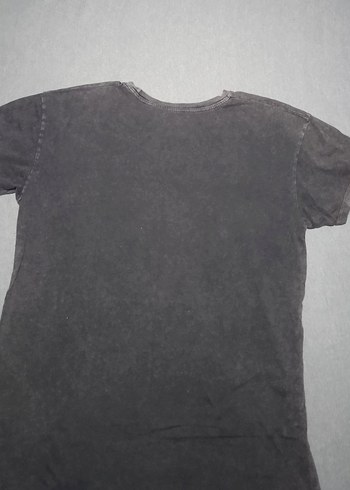 Gri Rock Punk Baskılı Erkek Tişört - Görsel 2