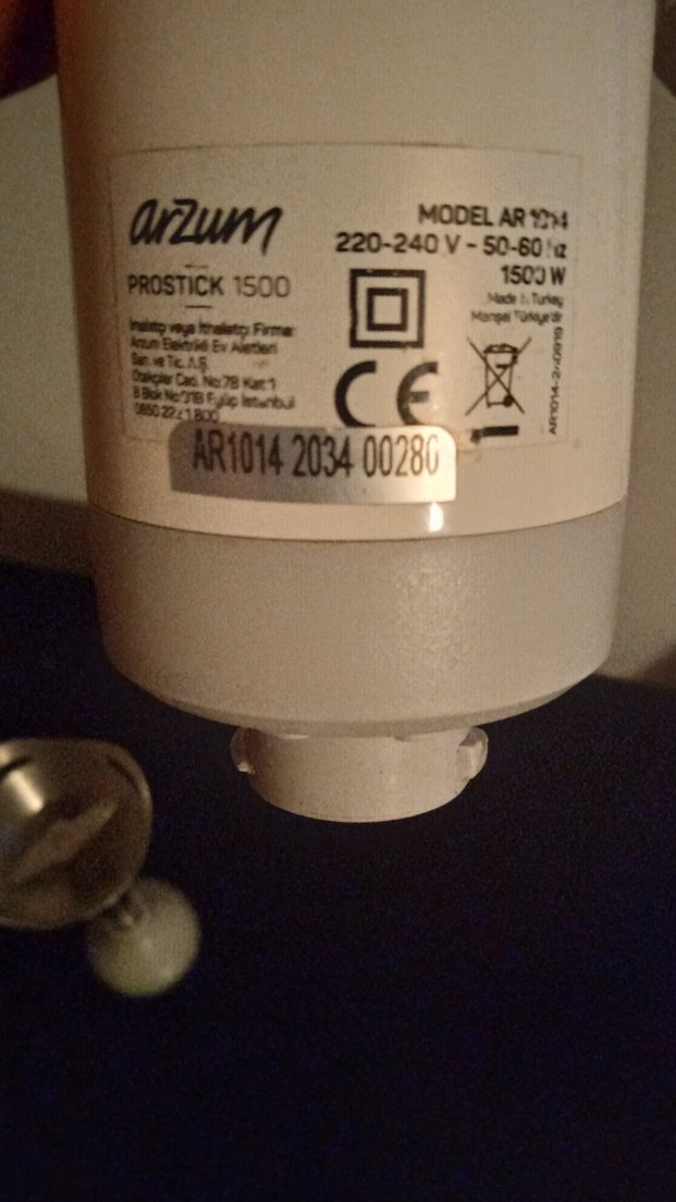 Arzum Beyaz Gri El Blenderı - Görsel 5