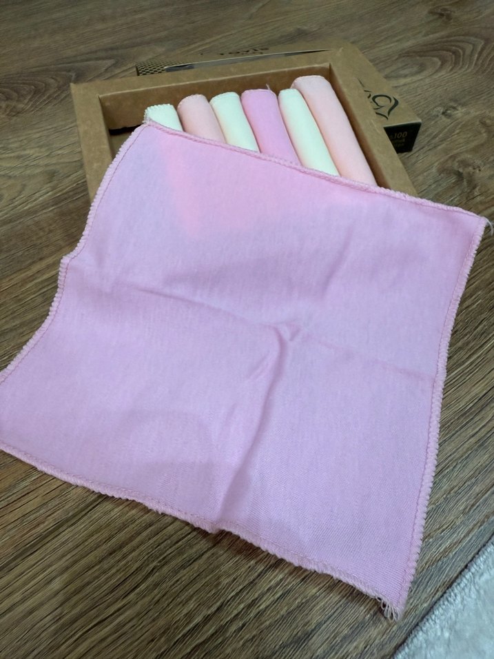 Toyis Bebek Mendili %100 Pamuk 6'lı Set - Görsel 3