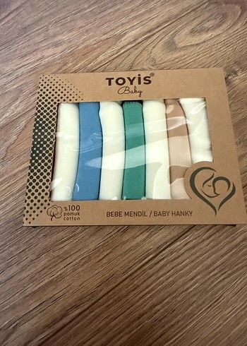 Toyis Bebek Mendili 6'lı Pamuk Set