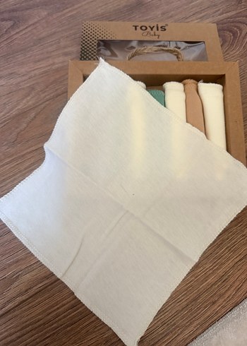 Toyis Bebek Mendili 6'lı Pamuk Set - Görsel 3