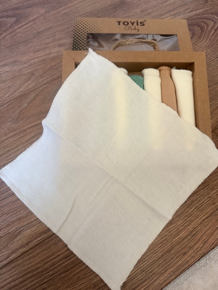 Toyis Bebek Mendili 6'lı Pamuk Set - Görsel 3