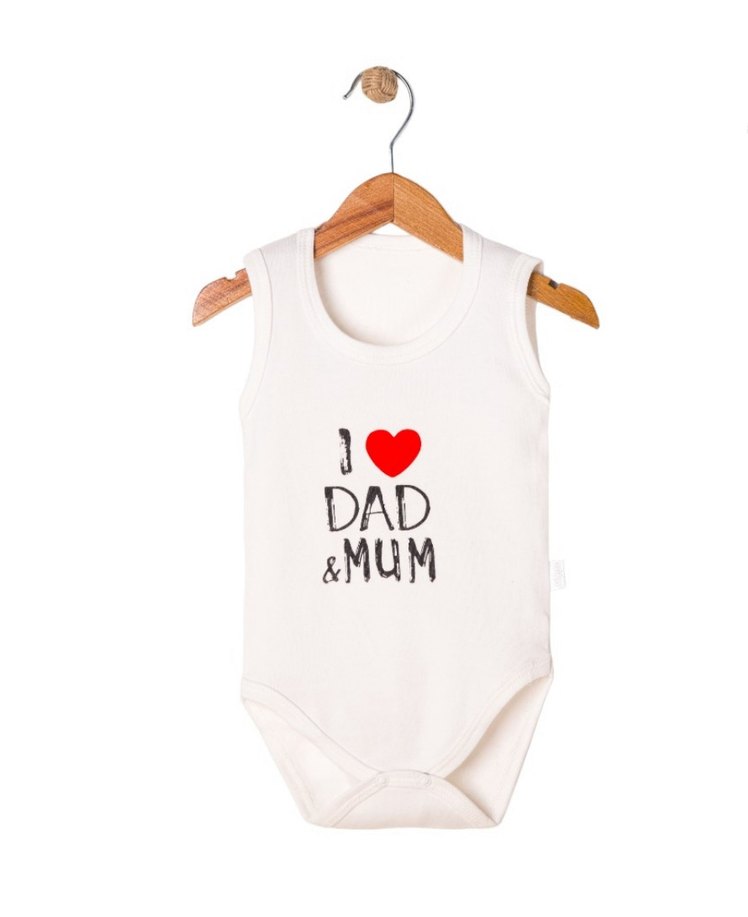 Beyaz Pamuklu Bebek Atlet Body - Görsel 2