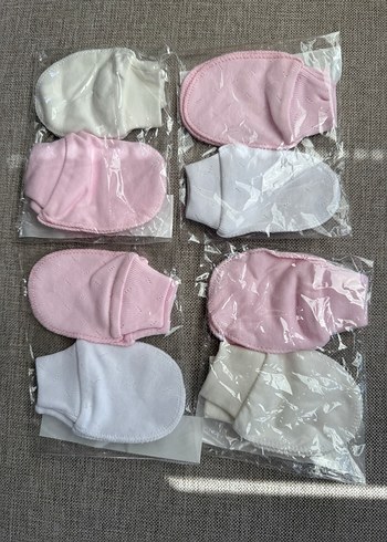 Kız Çocuk Beyaz Örgü Polar Eldiven - Görsel 15