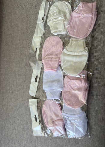 Kız Çocuk Beyaz Örgü Polar Eldiven - Görsel 4