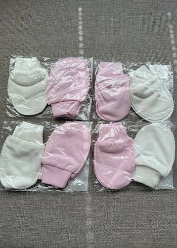 Kız Çocuk Beyaz Örgü Polar Eldiven - Görsel 7