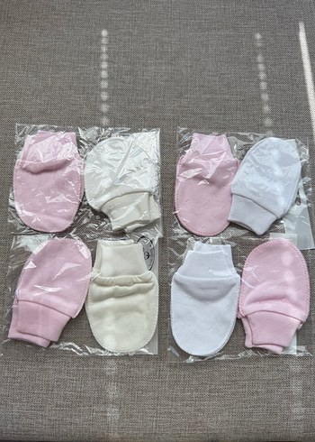 Kız Çocuk Beyaz Örgü Polar Eldiven - Görsel 11