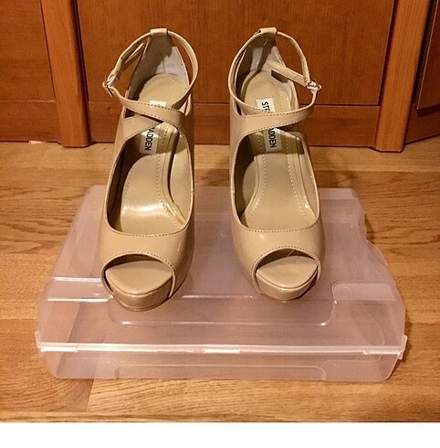 36 Beden Bej 36 Steve Madden İnce Topuklu