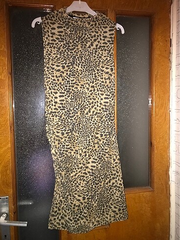 Koton Kısa Elbise Leopar