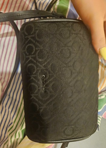 calvin klein Siyah Nakışlı Kadın Omuz Çantası - Görsel 5