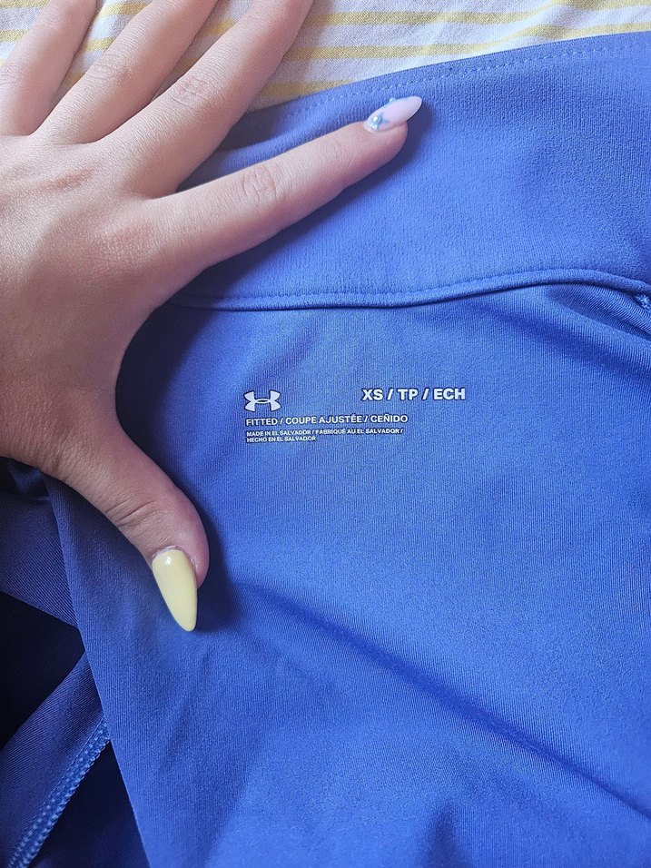 under armour Kadın Lacivert Fermuarlı Spor Ceket - Görsel 4