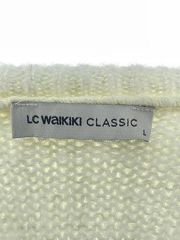 l Beden beyaz Renk LC Waikiki Kazak / Triko %70 İndirimli.