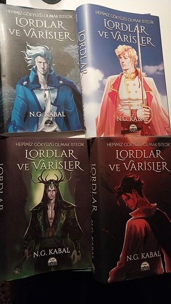  Beden Renk Lordlar ve Varisler Kutulu Set( Tam) · Martı Yayınları 