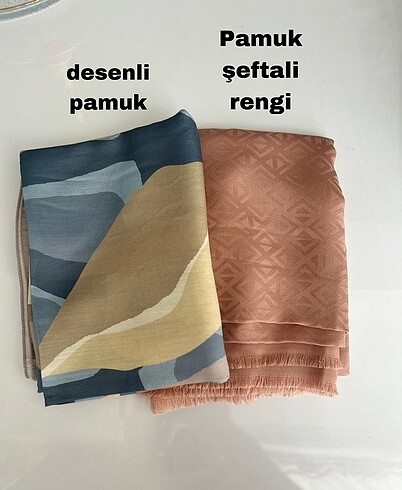 PAMUK ŞAL DESENLİ