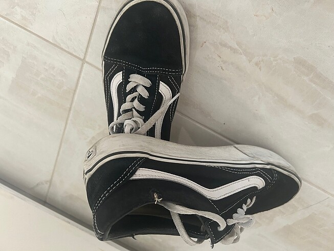 38 Beden siyah Renk Vans orjinal kadın spor ayakkabı kalın taban