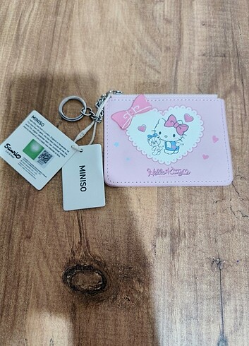 Beden çeşitli Renk Hello Kitty Pembe Fiyonklu Kartlık Bozuk Para Kesesi