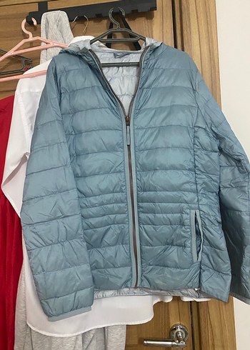 Gri Midi Kadın Kışlık Ceket - Görsel 2