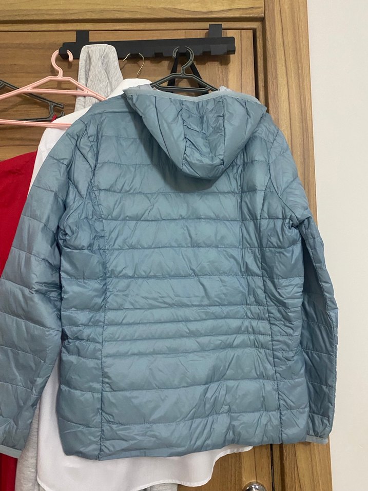 Gri Midi Kadın Kışlık Ceket - Görsel 3