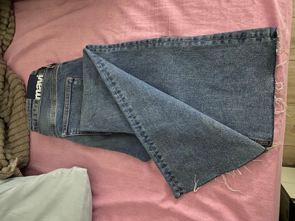 Mavi Kadın Regular Fit Midi Kot Pantolon - Görsel 2