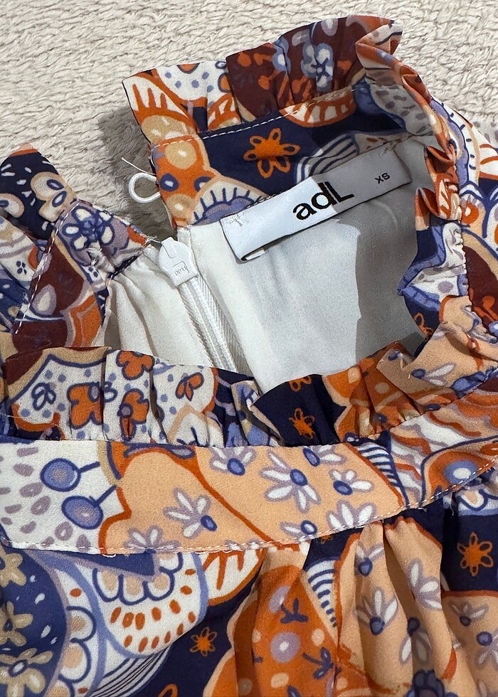 AdL Desenli Elbise - Görsel 2