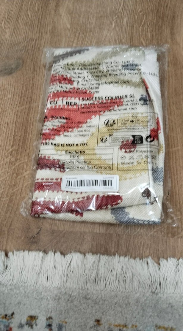 Bohem Çok Renkli Desenli Minder Kılıfı - Görsel 4