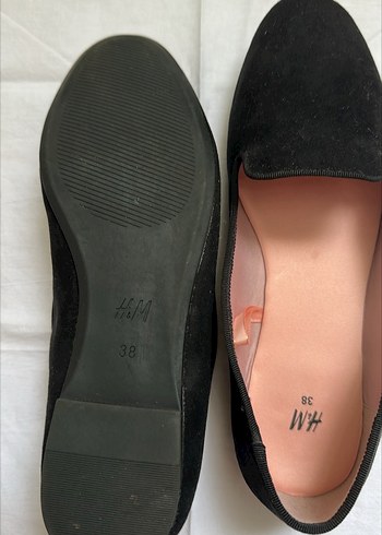 38 Beden H&M Siyah Süet Kadın Makosen
