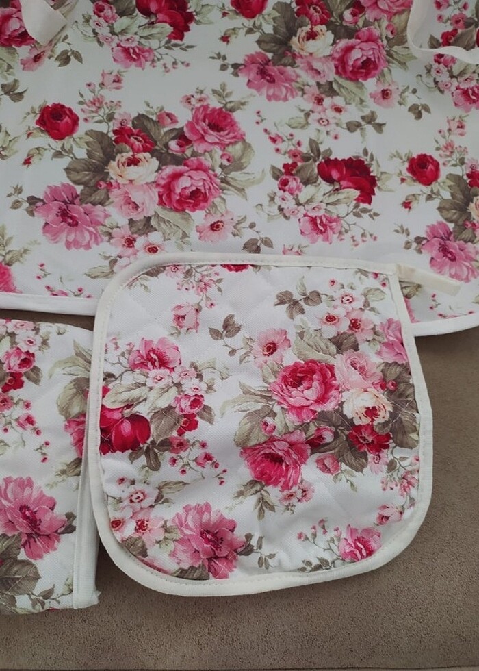 Mutfak önlüğü eldiven tutacak - Görsel 2