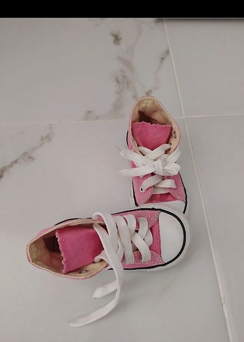 Converse Pembe Bağcıklı Spor Ayakkabı - Görsel 3