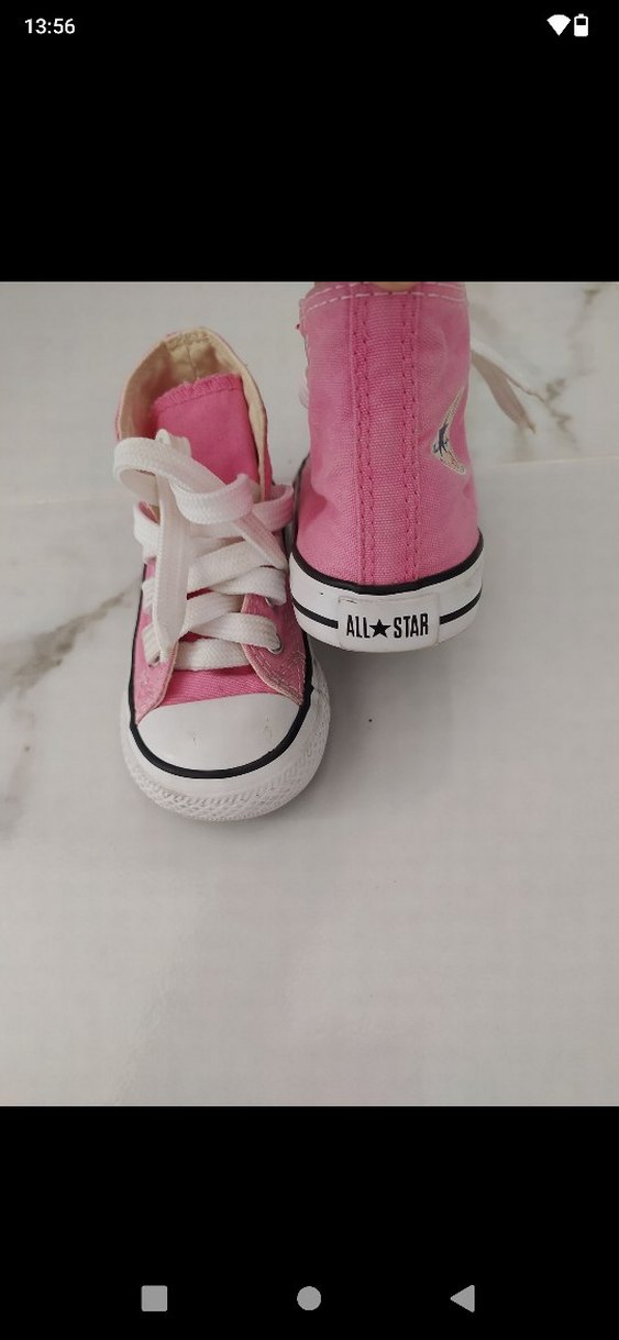 Converse Pembe Bağcıklı Spor Ayakkabı - Görsel 2