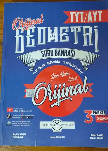 GEOMETRİ ORİJİNAL TYT-AYT