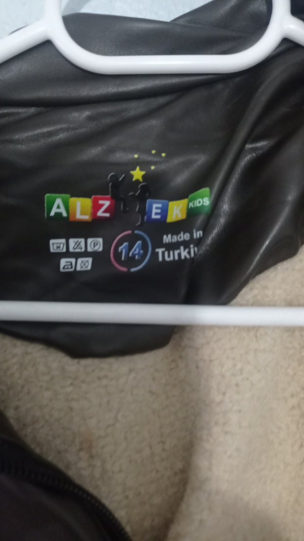 Kahverengi Nakışlı Kadın Deri Ceket - Görsel 2