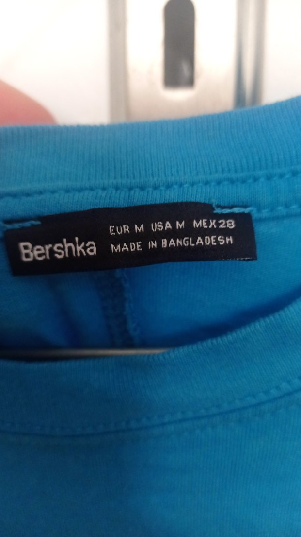 Mavi Bağcıklı Hamile Kısa Kollu Keten Elbise - Görsel 3