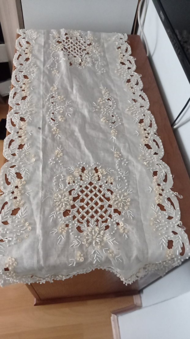 masa viskos örtüsü boncuklu - Görsel 2