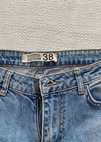 38 Beden Mavi renk Kadın Denim Pantolon