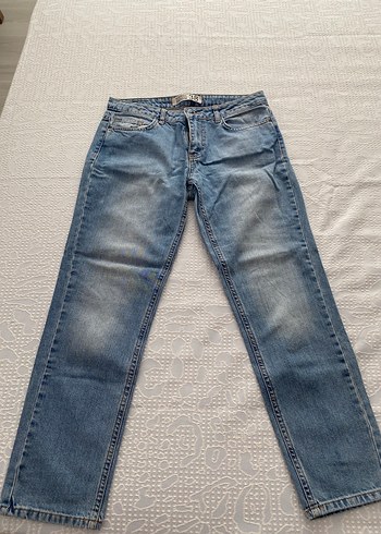 Mavi renk Kadın Denim Pantolon