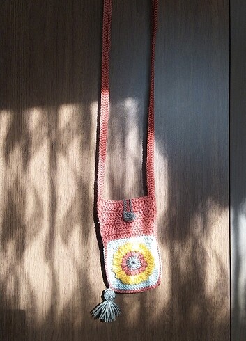 Örgü Telefon Çantaları