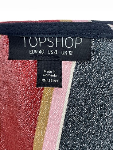 40 Beden çeşitli Renk Topshop Uzun Elbise %70 İndirimli.