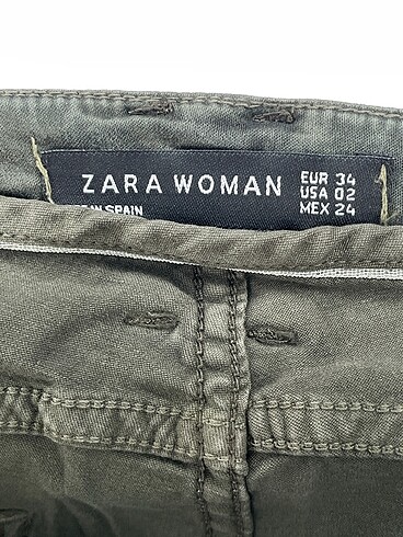 34 Beden yeşil Renk Zara Jean / Kot %70 İndirimli.
