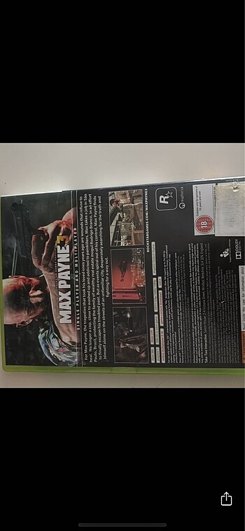 Xbox Max Payne 3 Xbox 360