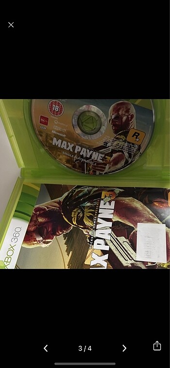 Beden Max Payne 3 Xbox 360
