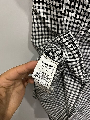 m Beden Koton Kısa Elbise