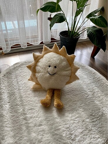 Güneş peluş yastık