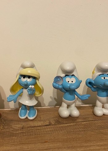 Pastel Mavi Şirinler Figür Seti - Görsel 2