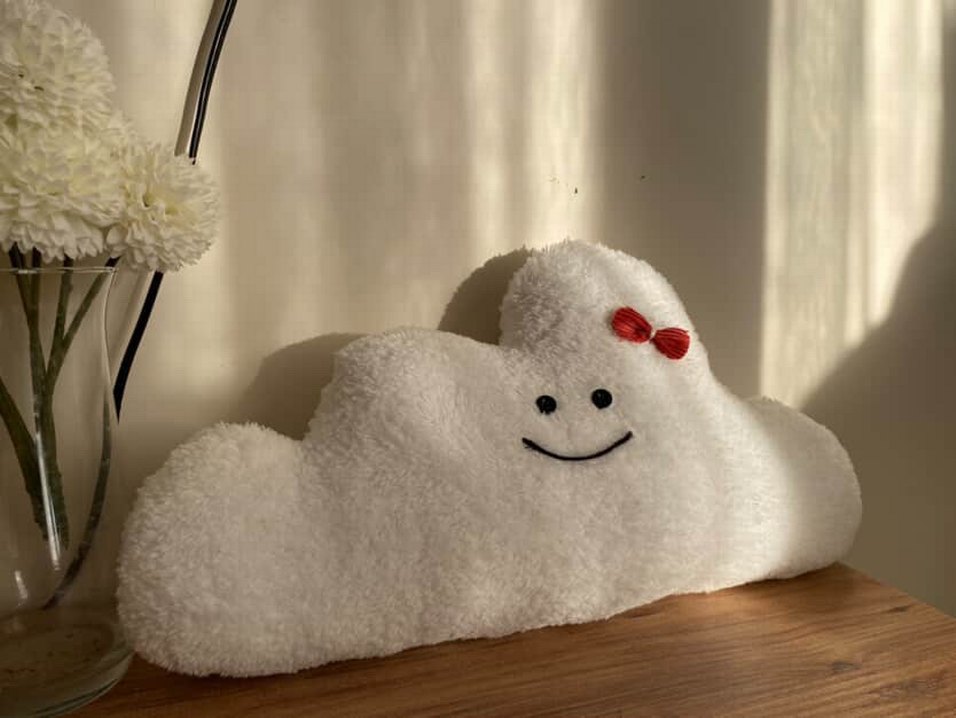 Nakışlı Bulut Çocuk Yastığı - Görsel 2