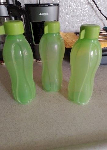 Tupperware Yeşil Plastik Su Şişesi Seti