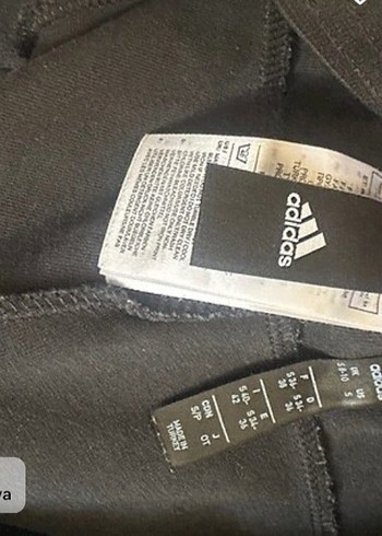 s Beden siyah Renk Adidas Siyah Kadın Dar Kesim Eşofman Altı