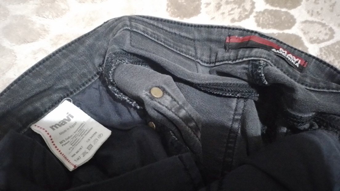 Mavi jeans pantolon - Görsel 4