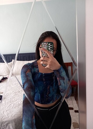 l Beden lacivert crop
