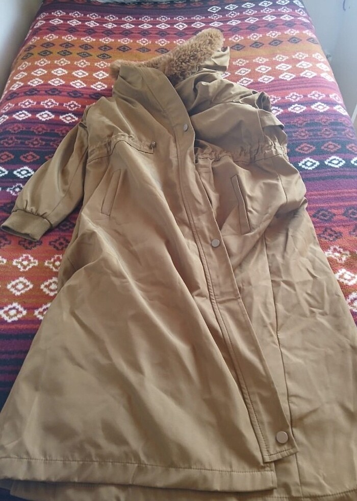 Kahverengi uzun mont - Görsel 2